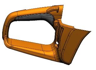plastic part CAD